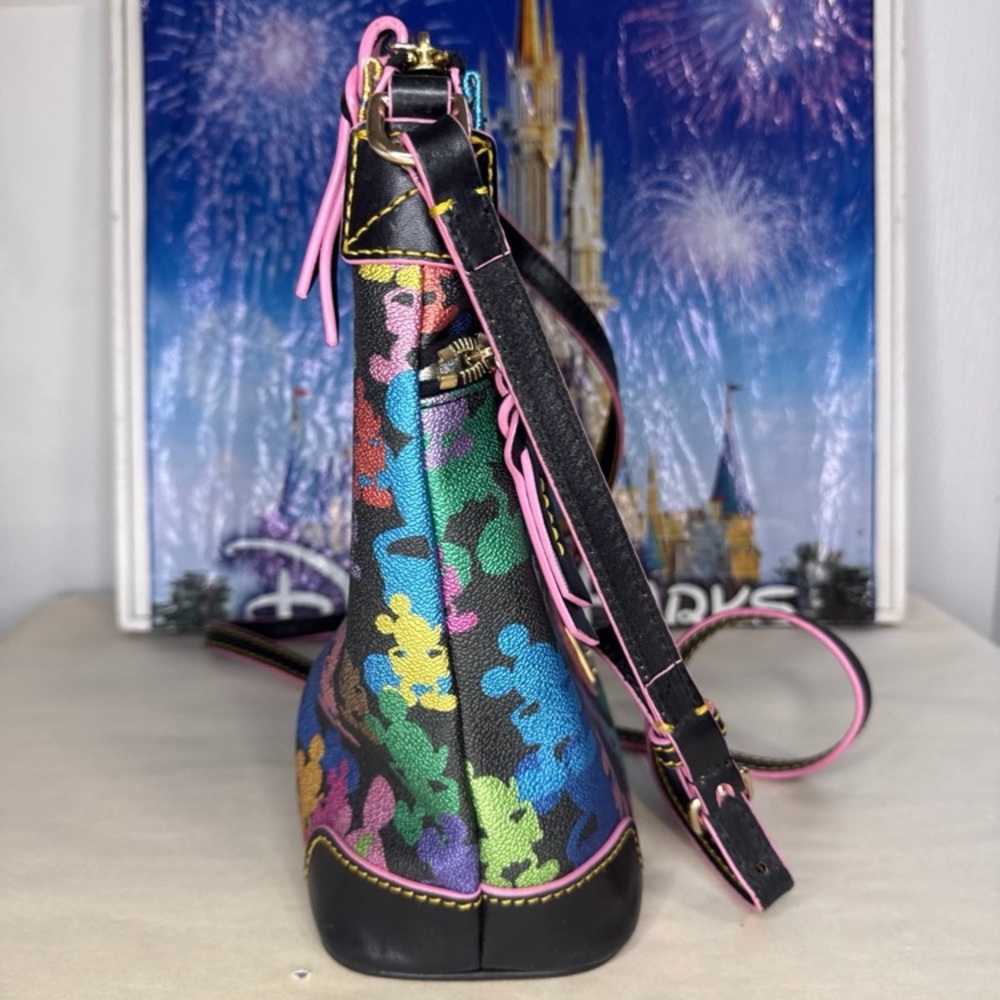 Disney Parks Dooney & Bourke Wonder Mickey Crossbody Bag Purse 10th Anniversary - Picture 4 of 11